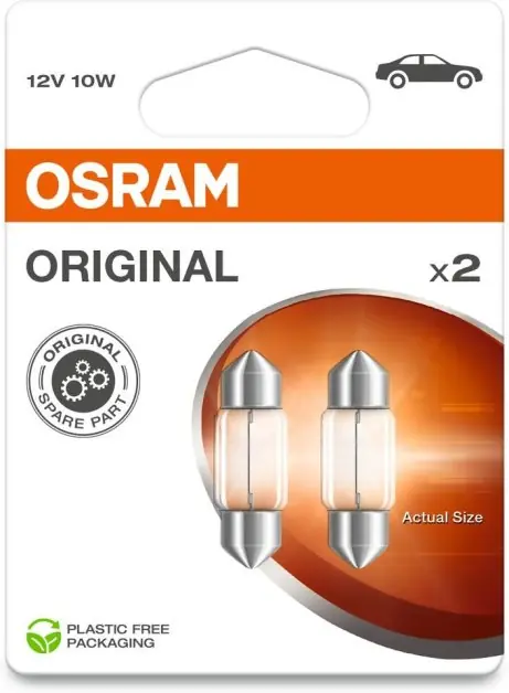 Žárovka Osram C10W, Original 6438-2BL Akce