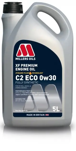 Motorový olej Millers Oils XF Premium C2 ECO 0W-30, 5L Nejprodávanější