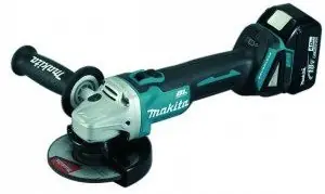 Omezená Nabídka Aku úhlová bruska 125mm Li-ion 18V/5,0Ah,systainer Makita DGA506RTJ