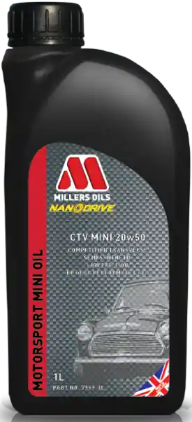 Omezená Nabídka Motorový olej Millers Oils CTV Mini 20W-50, 1L
