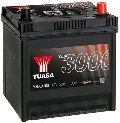 Autobaterie Yuasa YBX3000 SMF 12V, 50Ah, 400A, YBX3108 Zlevněný