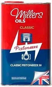 Motorový olej Millers Oils Classic Pistoneeze 50, 1L Finální Výprodej