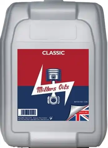 Motorový olej Millers Oils Classic Pistoneeze 50, 20L Originální