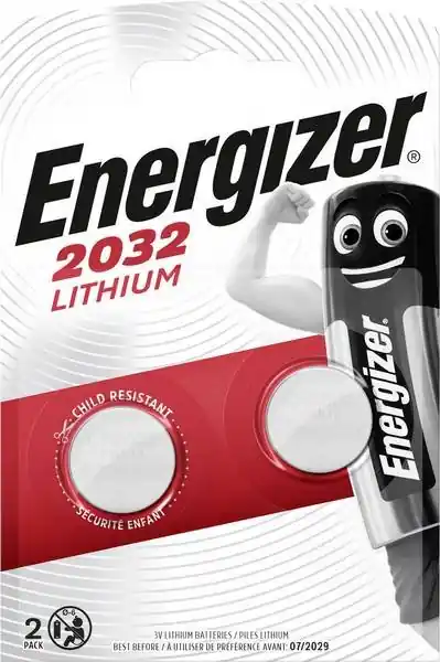 Nová Kolekce Energizer Lithium knoflíková baterie CR2032/2 (2ks)
