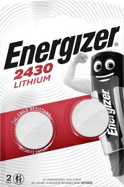 Energizer Lithium knoflíková baterie CR2430 (2ks) Objednat Nyní