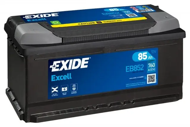 Autobaterie Exide Excell 12V, 85Ah, 760A, EB852 Objednat Nyní