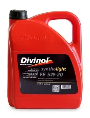 Motorový olej DIVINOL Divinol Syntholight FE 5W-20 5L Oblíbený