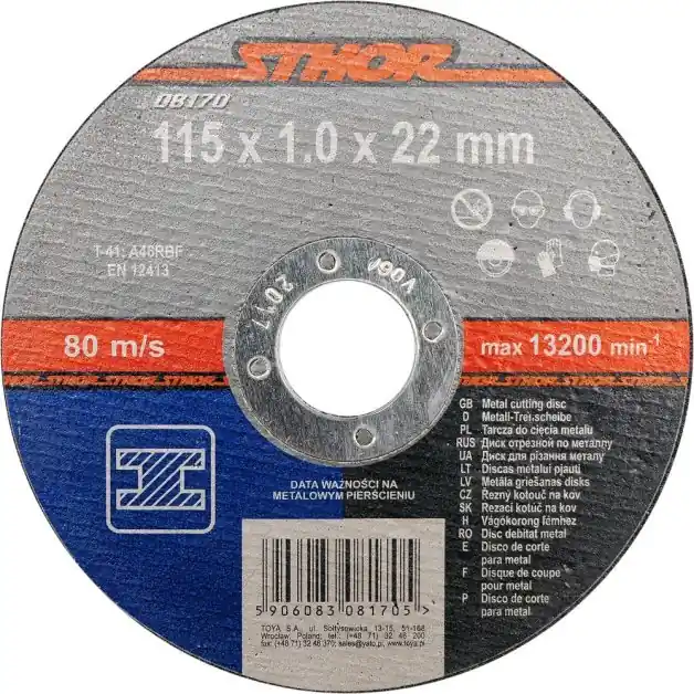 Kotouč na kov 115 x 22 x 1,0 mm Sthor TO-08170 Akce