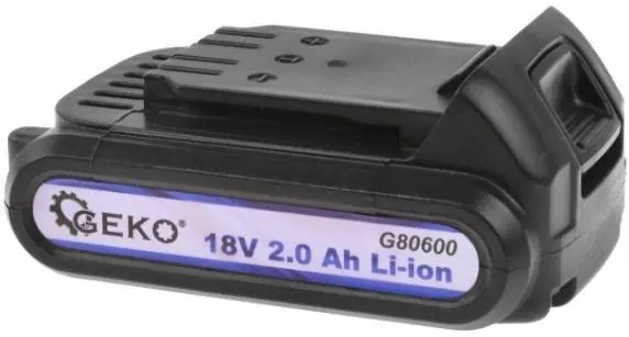 Koupit Online Baterie - akumulátor Li-ion 18V 2.0 Ah, pro aku nářadí GEKO G80600