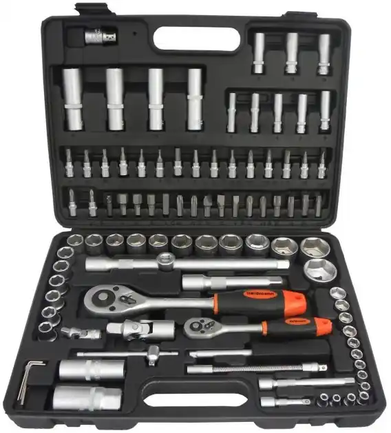 Gola sada 1/4" a 1/2", pro hobby využití, 94 kusů GEKO G10150 Autentický