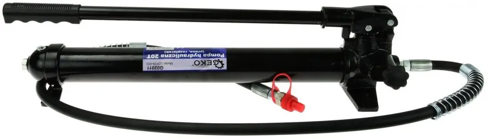 Hydraulická pumpa ruční, tlak 20 tun, pro hydraulický roztahovák GEKO G02011 Cenově Výhodný