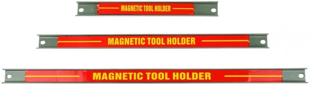 Originální Magnetické lišty - držáky na nářadí, délky 23, 37, 48 cm, sada 3 kusy GEKO G73305