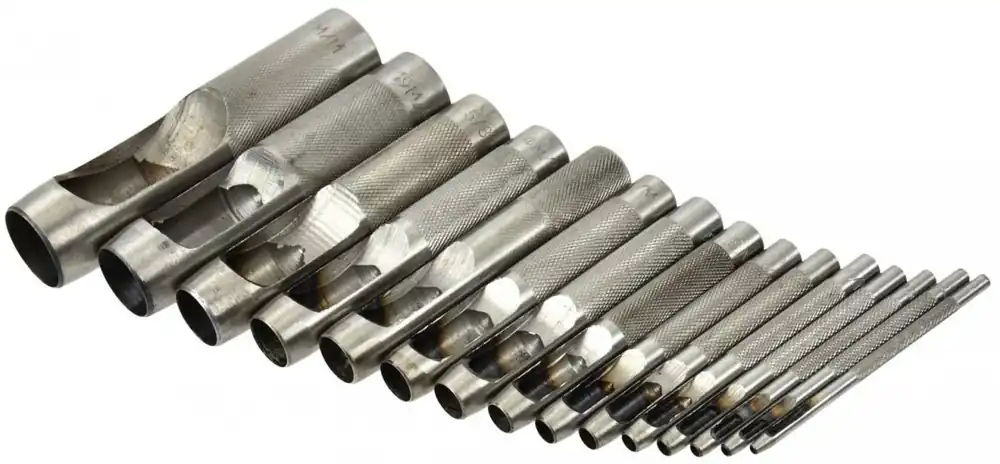 Nízká Cena Tyčové výsečníky - děrovače, průměr 2 – 22 mm mm, sada 15 kusů GEKO G01822