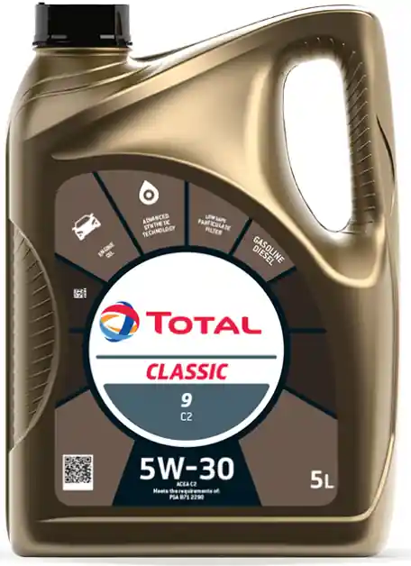 Speciální Cena Motorový olej Total Classic 9 C2 5W-30, 5L