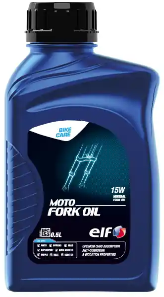 Tlumičový olej Elf 15W Moto Fork Oil, 500ml Bezpečná Platba