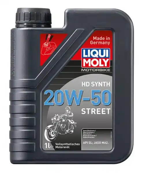 Sezónní Sleva Motorový olej Liqui Moly Motorbike HD Synth Street 20W-50, 1L