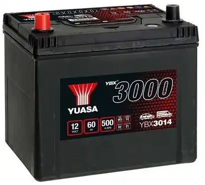 Autobaterie Yuasa YBX3000 SMF 12V, 60Ah, 500A, YBX3014 Super Cena