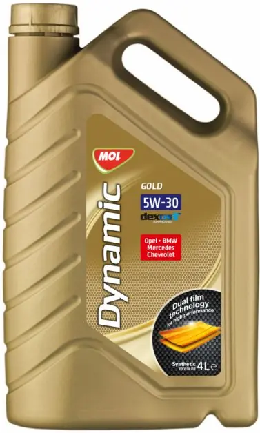 Nízká Cena Motorový olej MOL Dynamic Gold 5W-30, 4L