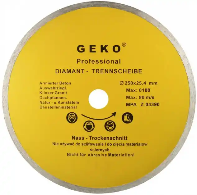 Kotouč řezný diamantový 250x25.4mm GEKO G00248 Oblíbený