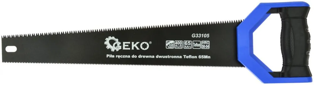 Ruční pila na dřevo 400mm oboustranná, teflonová GEKO G33105 Nová Kolekce