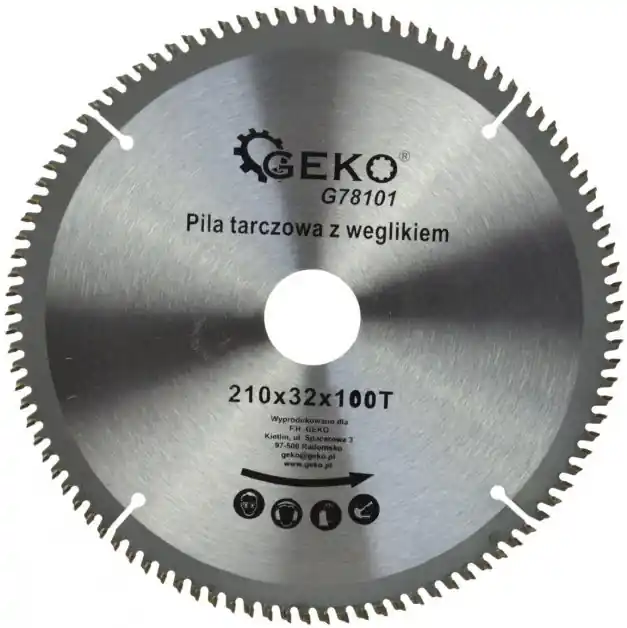 Kotouč řezný na hliník, 210x32 mm 100T, GEKO G78101 Expresní Doručení
