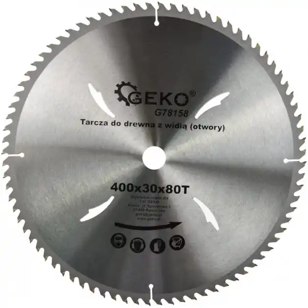 Objednat Nyní Kotouč pilový do dřeva, 400x30 mm, 80T, GEKO G78158
