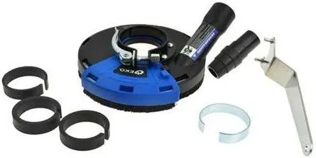 Akce Odsávací kryt s kartáčovým věncem pro úhlové brusky 125mm GEKO G80255