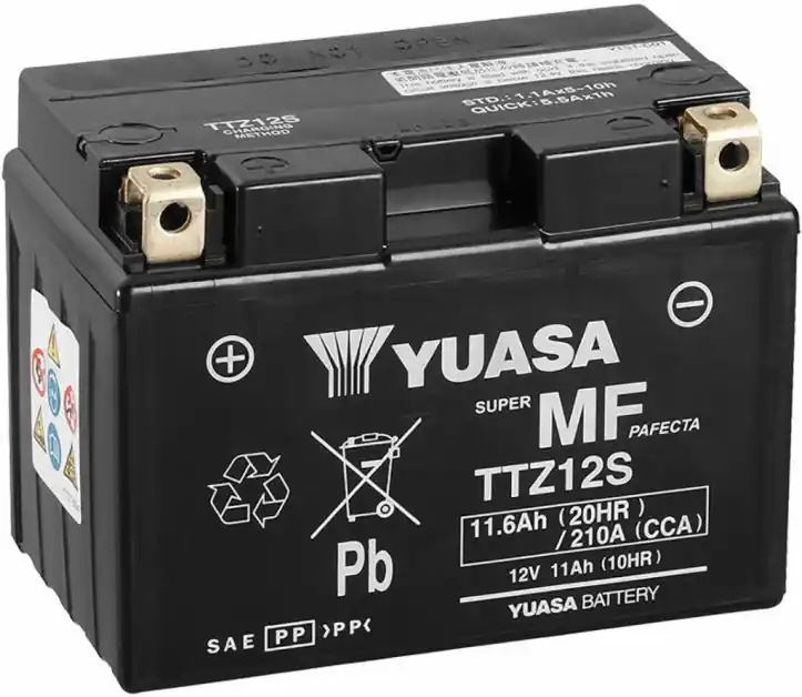 Expresní Doručení Motobaterie Yuasa Super MF 12V, 11Ah, 210A, TTZ12S