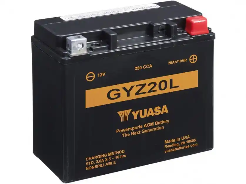 Motobaterie Yuasa Super MF 12V, 20Ah, 250A, GYZ20L Poslední Šance