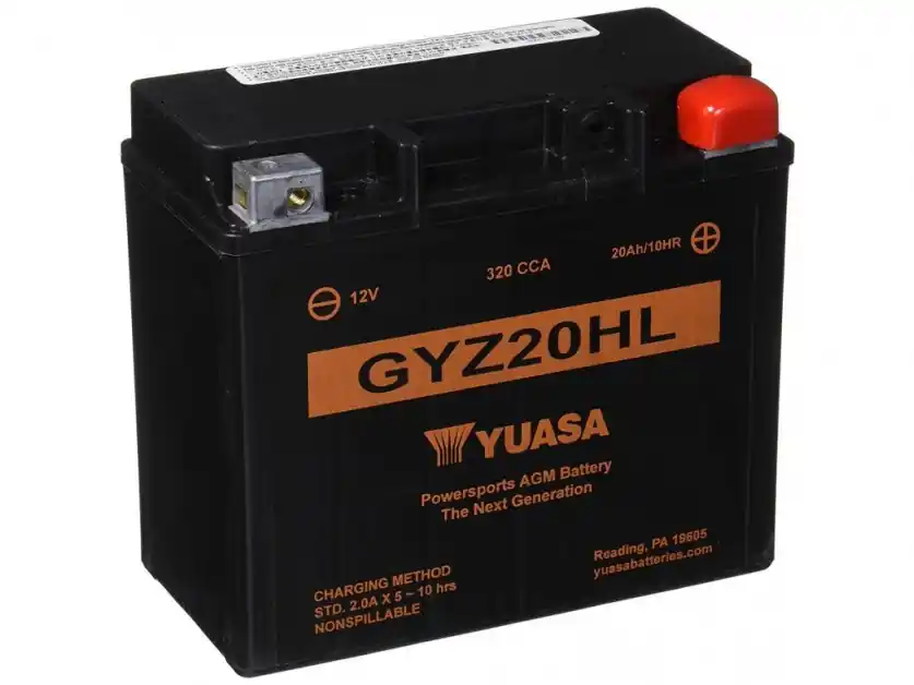 Motobaterie Yuasa Super MF 12V, 20Ah, 320A, GYZ20HL Horká Nabídka