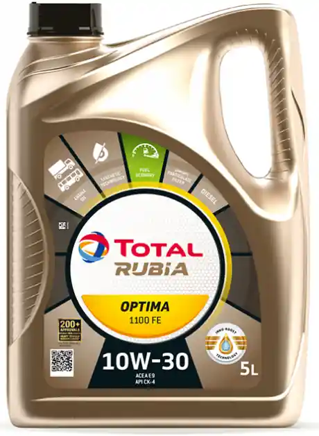 Motorový olej Total Rubia Optima 1100 FE 10W-30, 5L Kup Teď