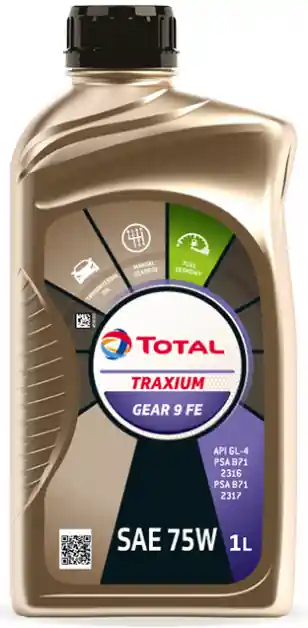 Speciální Cena Převodový olej Total Traxium GEAR 9 FE 75W, 1L