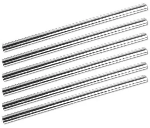 Dekór ventilační mřížky chrom, 6x25cm Nejprodávanější