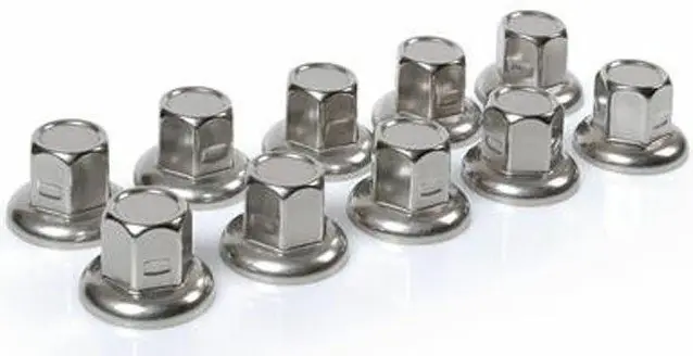 Vysoce Kvalitní Kryty šroubů nerezově 33 mm 10ks
