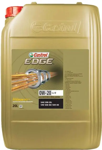 Motorový olej Castrol EDGE Titanium LL IV 0W-20, 20L Výhodná Nabídka