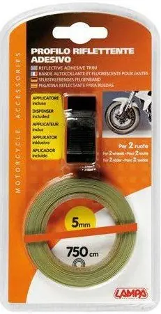 MOTO Reflexní samolepící pruh 750 cm x 5 mm - oranžová Nejlepší Volba