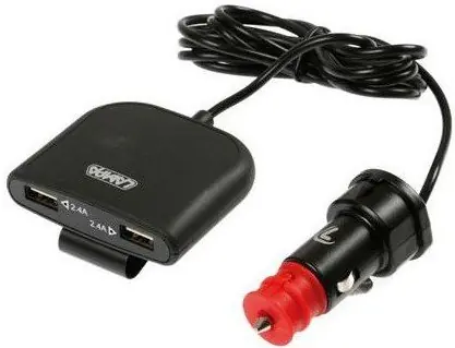 Nabíjecí kabel 4 x USB 12/24V rychlé nabíjení 7800mA Kup Teď