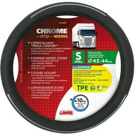 Potah volantu CROME-STRIP PREMIUM, 42-44cm Koupit Online