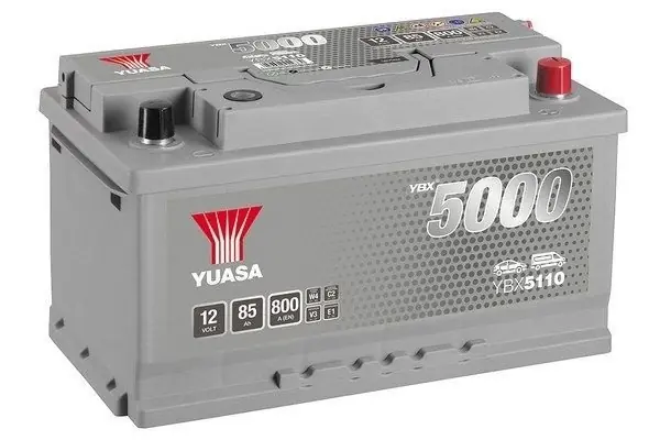Super Cena Autobaterie Yuasa YBX5000 Silver High Performance SMF 12V, 85Ah, 800A, YBX5110