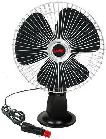 Ventilátor 12V FAN 20cm na přísavku Horká Nabídka