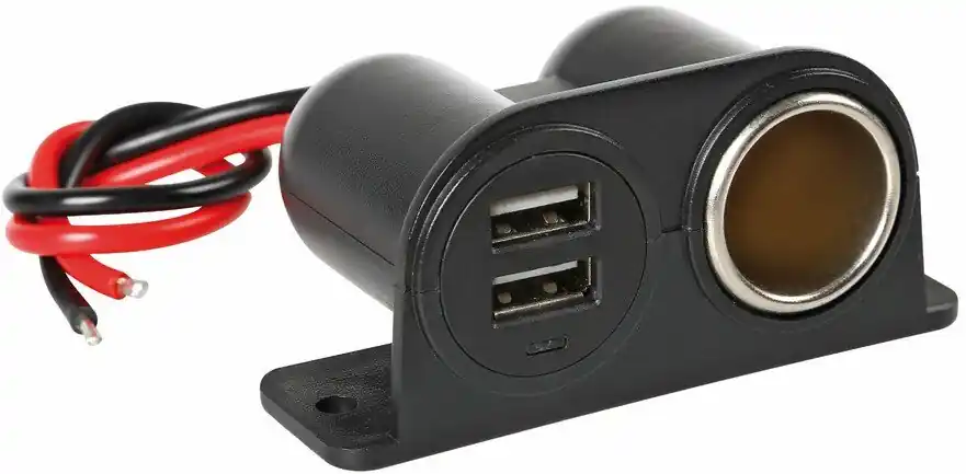 Omezená Nabídka Zapalovač - zásuvka + 2 x USB 12/24V
