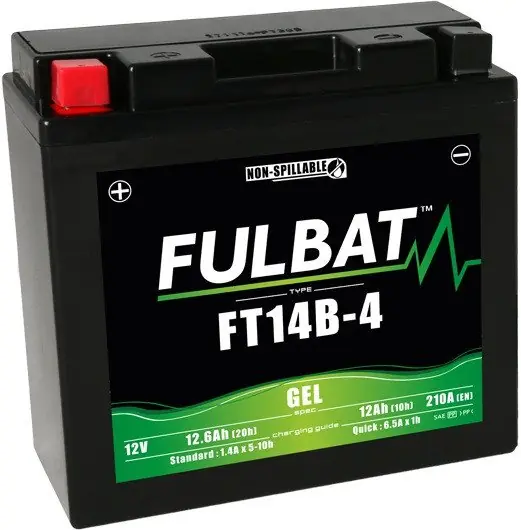 Hit Sezóny Bezúdržbová motocyklová baterie FULBAT FT14B-4 (YT14B-4)