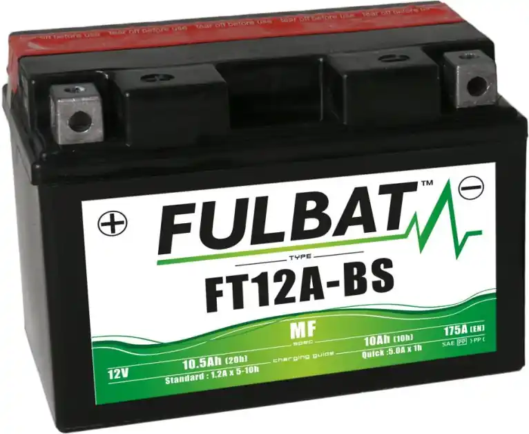 Bezúdržbová motocyklová baterie FULBAT FT12A-BS (YT12A-BS) Hit Sezóny