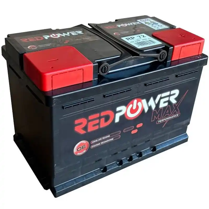 Originální Autobaterie / akumulátor kyselino-olověný Red Power 12V 72Ah