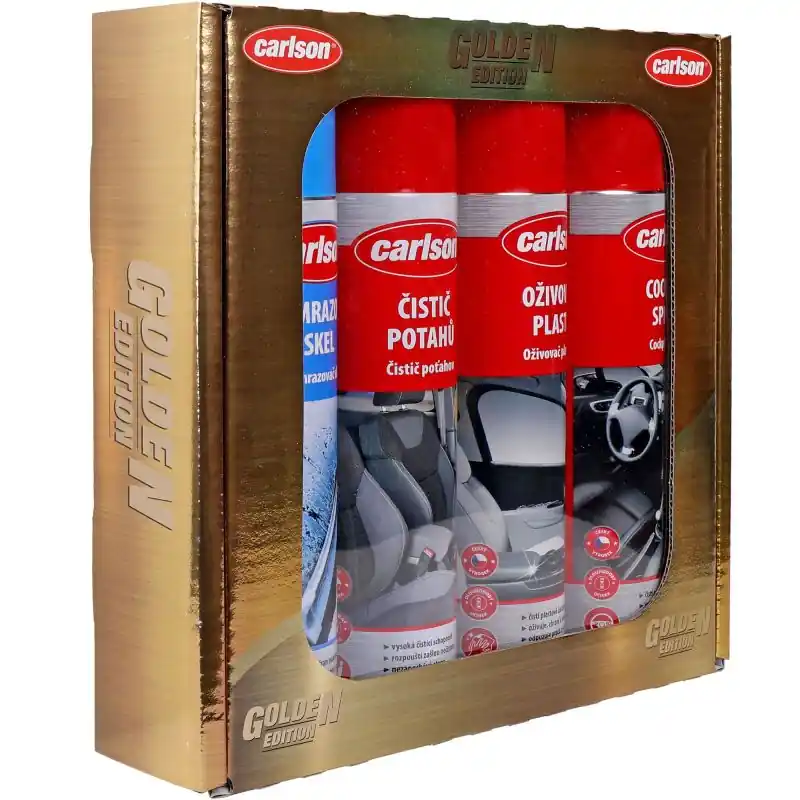 Cenově Výhodný Dárková sada autokosmetiky Carlson Golden Edition - zimní