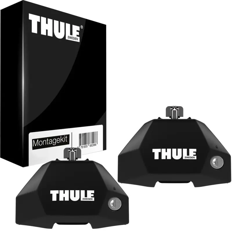 Patky tyčí střešního nosiče Thule Evo Fixpoint - sada 2ks / černé Expresní Doručení