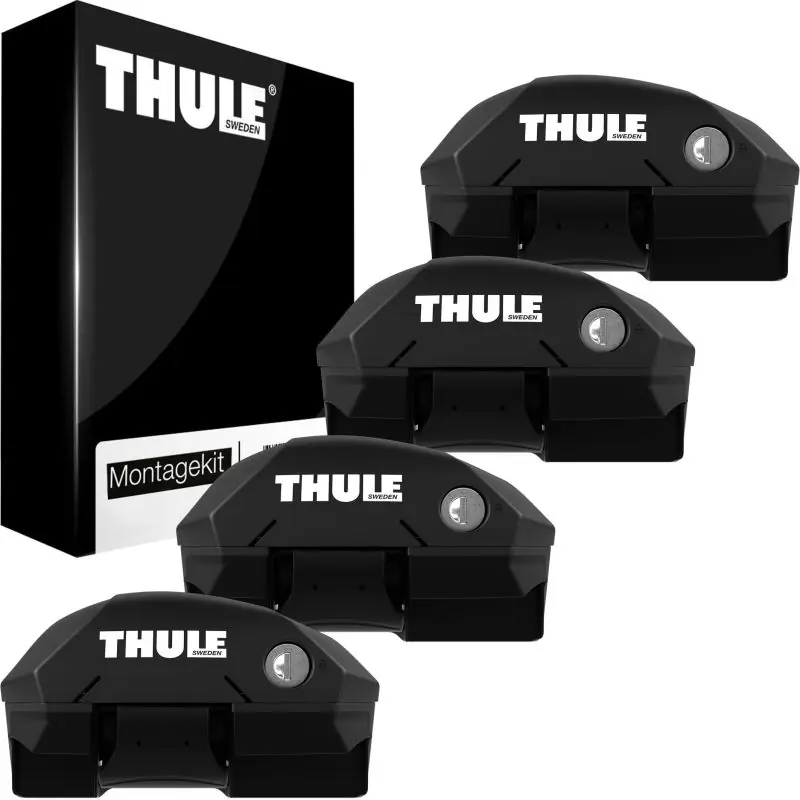 Patky tyčí střešního nosiče Thule Edge Raised Rail - sada 4ks / černé Aktuální