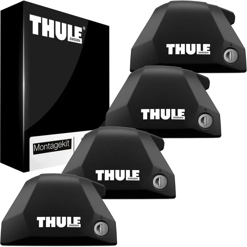 Patky tyčí střešního nosiče Thule Edge Flush Rail - sada 4ks / černé Speciální Cena