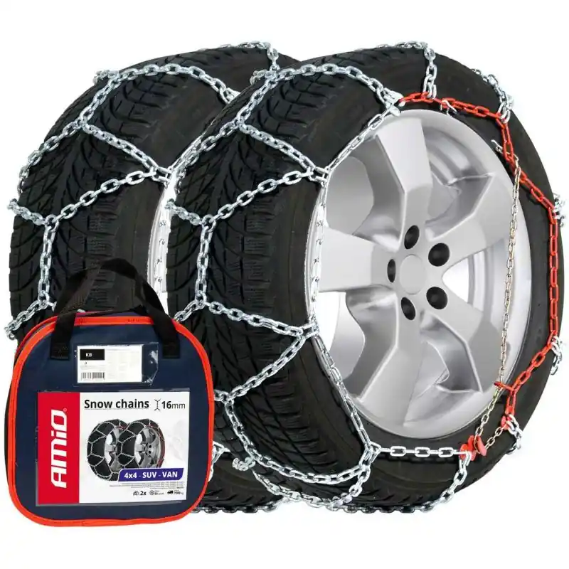 Poslední Šance Sněhové řetězy Amio pro dodávky / Off-Road / 4x4 / SUV / MPV do hmotnosti vozidla 7.5t / 16mm - KN255
