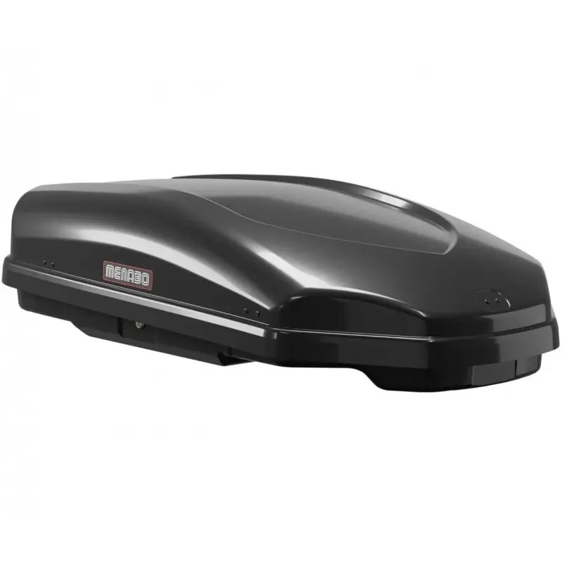 Zlevněný Střešní box Menabo Satellite 330 Black Glossy - objem 330l / pravostranné otevírání / lesklý černý